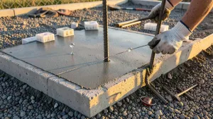 beton pod ogrodzenie